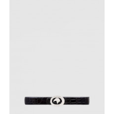 스테파노 리치 디아망테 크로커 벨트 N381CM-C388P